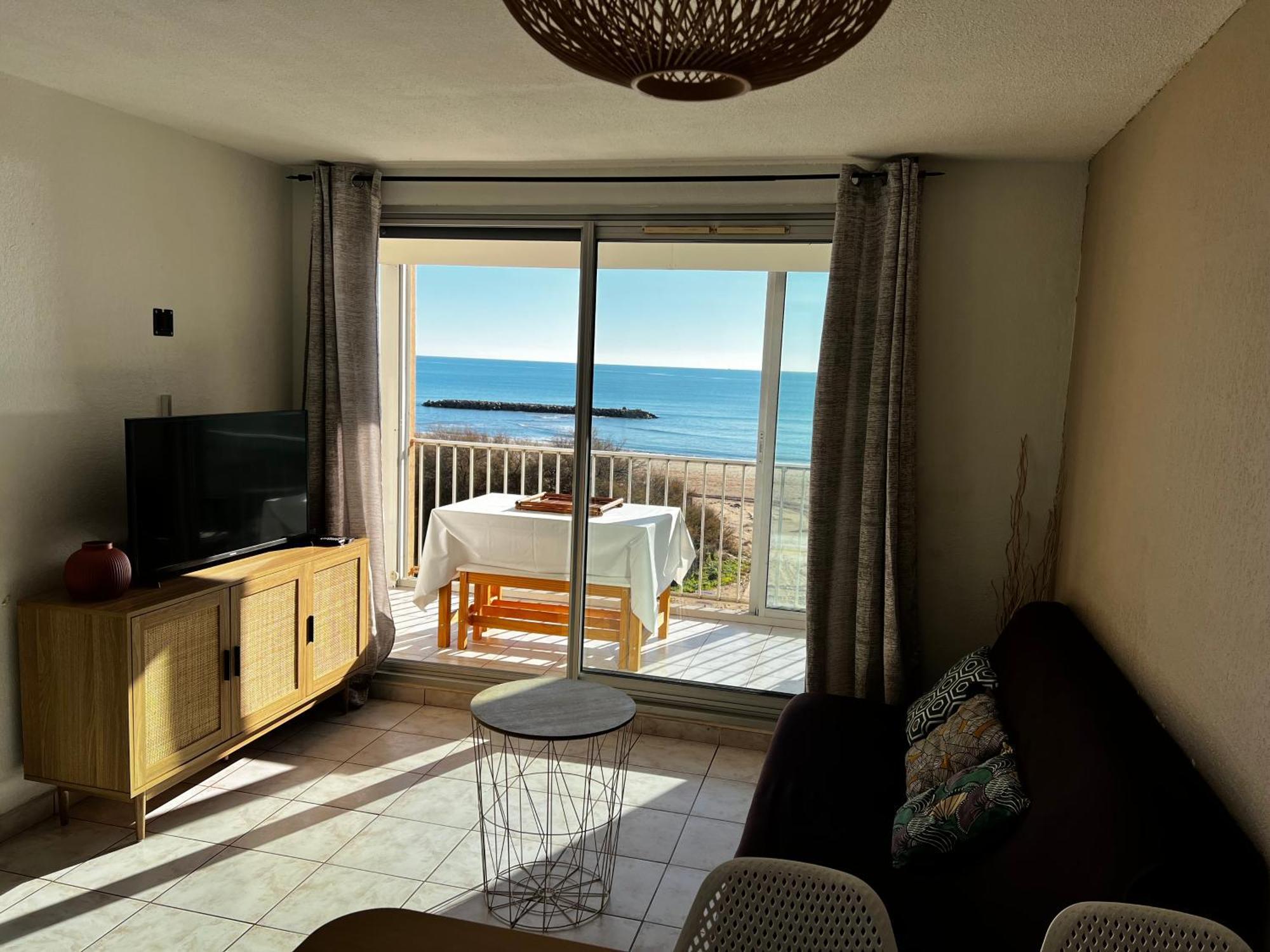 Appartement Vue Mer Valras Plage Екстер'єр фото